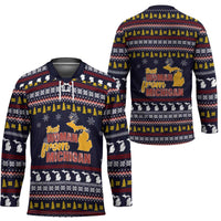 That Woman From Michigan Christmas Hockey Jersey Xmas Holiday Patterns - Wonder Print Shop