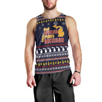 That Woman From Michigan Christmas Men Tank Top Xmas Holiday Patterns - Wonder Print Shop
