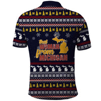 That Woman From Michigan Christmas Polo Shirt Xmas Holiday Patterns - Wonder Print Shop