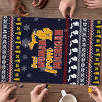 That Woman From Michigan Christmas Puzzle Xmas Holiday Patterns - Wonder Print Shop