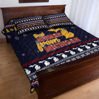 That Woman From Michigan Christmas Quilt Bed Set Xmas Holiday Patterns - Wonder Print Shop