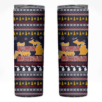That Woman From Michigan Christmas Skinny Tumbler Xmas Holiday Patterns - Wonder Print Shop