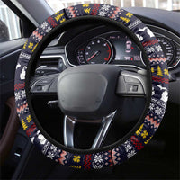That Woman From Michigan Christmas Steering Wheel Cover Xmas Holiday Patterns - Wonder Print Shop