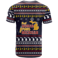 That Woman From Michigan Christmas T Shirt Xmas Holiday Patterns - Wonder Print Shop