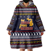 That Woman From Michigan Christmas Wearable Blanket Hoodie Xmas Holiday Patterns - Wonder Print Shop