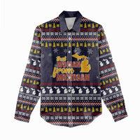 That Woman From Michigan Christmas Women Casual Shirt Xmas Holiday Patterns - Wonder Print Shop