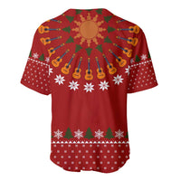 Guitar Lover Christmas Baseball Jersey Xmas Holiday Patterns - Wonder Print Shop