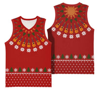 Guitar Lover Christmas Basketball Jersey Xmas Holiday Patterns - Wonder Print Shop