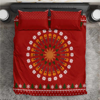 Guitar Lover Christmas Bedding Set Xmas Holiday Patterns - Wonder Print Shop