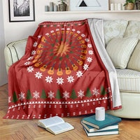 Guitar Lover Christmas Blanket Xmas Holiday Patterns - Wonder Print Shop