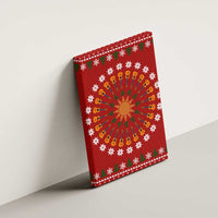 Guitar Lover Christmas Canvas Wall Art Xmas Holiday Patterns - Wonder Print Shop