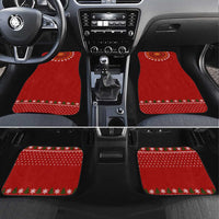 Guitar Lover Christmas Car Mats Xmas Holiday Patterns - Wonder Print Shop