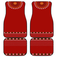 Guitar Lover Christmas Car Mats Xmas Holiday Patterns - Wonder Print Shop