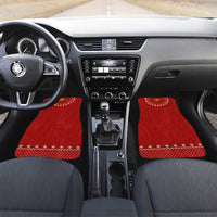 Guitar Lover Christmas Car Mats Xmas Holiday Patterns - Wonder Print Shop