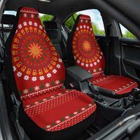 Guitar Lover Christmas Car Seat Cover Xmas Holiday Patterns - Wonder Print Shop