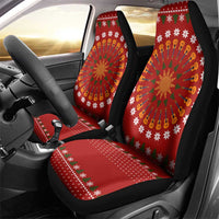 Guitar Lover Christmas Car Seat Cover Xmas Holiday Patterns - Wonder Print Shop