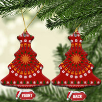 Guitar Lover Christmas Ceramic Ornament Xmas Holiday Patterns - Wonder Print Shop