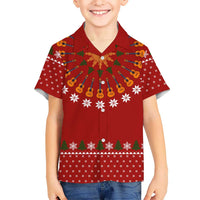 Guitar Lover Christmas Family Matching Off Shoulder Maxi Dress and Hawaiian Shirt Xmas Holiday Patterns - Wonder Print Shop