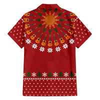 Guitar Lover Christmas Family Matching Summer Maxi Dress and Hawaiian Shirt Xmas Holiday Patterns - Wonder Print Shop