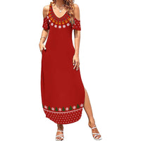 Guitar Lover Christmas Family Matching Summer Maxi Dress and Hawaiian Shirt Xmas Holiday Patterns - Wonder Print Shop