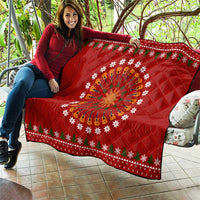 Guitar Lover Christmas Quilt Xmas Holiday Patterns - Wonder Print Shop