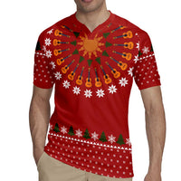 Guitar Lover Christmas Rugby Jersey Xmas Holiday Patterns - Wonder Print Shop