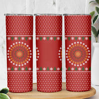 Guitar Lover Christmas Skinny Tumbler Xmas Holiday Patterns - Wonder Print Shop
