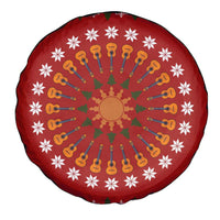 Guitar Lover Christmas Spare Tire Cover Xmas Holiday Patterns - Wonder Print Shop