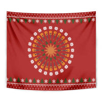 Guitar Lover Christmas Tapestry Xmas Holiday Patterns - Wonder Print Shop
