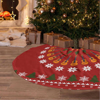 Guitar Lover Christmas Tree Skirt Xmas Holiday Patterns - Wonder Print Shop