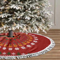 Guitar Lover Christmas Tree Skirt Xmas Holiday Patterns - Wonder Print Shop