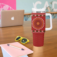Guitar Lover Christmas Tumbler With Handle Xmas Holiday Patterns - Wonder Print Shop