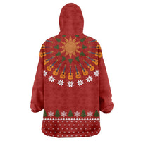 Guitar Lover Christmas Wearable Blanket Hoodie Xmas Holiday Patterns - Wonder Print Shop