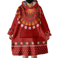 Guitar Lover Christmas Wearable Blanket Hoodie Xmas Holiday Patterns - Wonder Print Shop