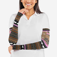 The Crazy Heifer Christmas Arm Sleeves Xmas Holiday Patterns - Wonder Print Shop
