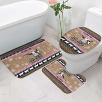 The Crazy Heifer Christmas Bathroom Set Xmas Holiday Patterns - Wonder Print Shop