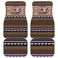 The Crazy Heifer Christmas Car Mats Xmas Holiday Patterns - Wonder Print Shop