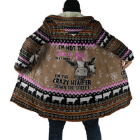 The Crazy Heifer Christmas Cloak Xmas Holiday Patterns - Wonder Print Shop