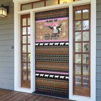 The Crazy Heifer Christmas Door Cover Xmas Holiday Patterns - Wonder Print Shop