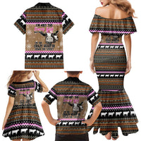 The Crazy Heifer Christmas Family Matching Mermaid Dress and Hawaiian Shirt Xmas Holiday Patterns - Wonder Print Shop