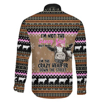 The Crazy Heifer Christmas Family Matching Mermaid Dress and Hawaiian Shirt Xmas Holiday Patterns - Wonder Print Shop