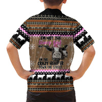 The Crazy Heifer Christmas Family Matching Summer Maxi Dress and Hawaiian Shirt Xmas Holiday Patterns - Wonder Print Shop