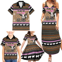 The Crazy Heifer Christmas Family Matching Summer Maxi Dress and Hawaiian Shirt Xmas Holiday Patterns - Wonder Print Shop