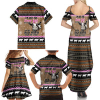 The Crazy Heifer Christmas Family Matching Summer Maxi Dress and Hawaiian Shirt Xmas Holiday Patterns - Wonder Print Shop