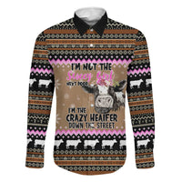 The Crazy Heifer Christmas Family Matching Summer Maxi Dress and Hawaiian Shirt Xmas Holiday Patterns - Wonder Print Shop
