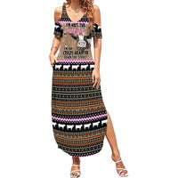 The Crazy Heifer Christmas Family Matching Summer Maxi Dress and Hawaiian Shirt Xmas Holiday Patterns - Wonder Print Shop