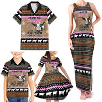The Crazy Heifer Christmas Family Matching Tank Maxi Dress and Hawaiian Shirt Xmas Holiday Patterns - Wonder Print Shop