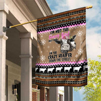 The Crazy Heifer Christmas Garden Flag Xmas Holiday Patterns - Wonder Print Shop