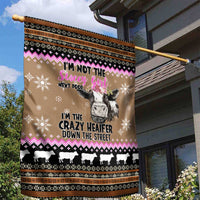 The Crazy Heifer Christmas Garden Flag Xmas Holiday Patterns - Wonder Print Shop