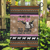 The Crazy Heifer Christmas Garden Flag Xmas Holiday Patterns - Wonder Print Shop